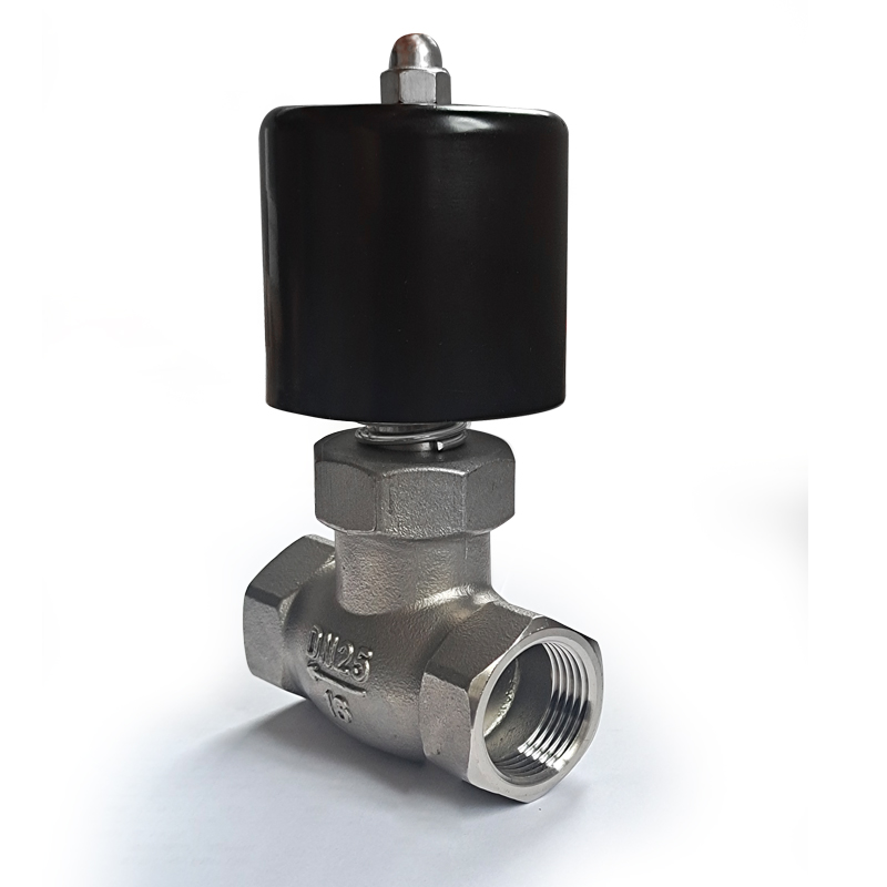 ZQDF高温高压蒸汽电磁阀304不锈钢内螺纹丝扣电磁控制阀220V气阀