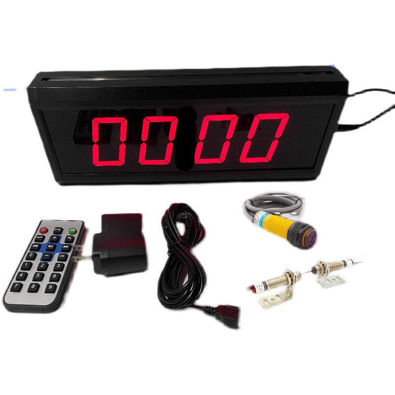 计数器自动感应红外线输送带流水线传送带智能电子数显点数记数器