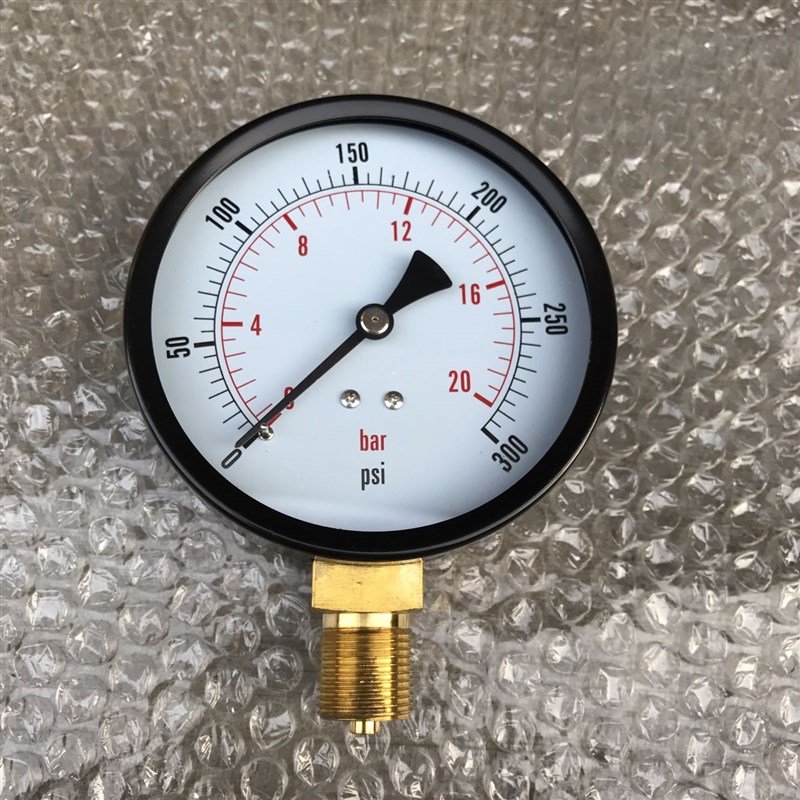 压力表 pressure  Y-100 0-20BAR 20kg 300psi 直径100mm m20x1.5