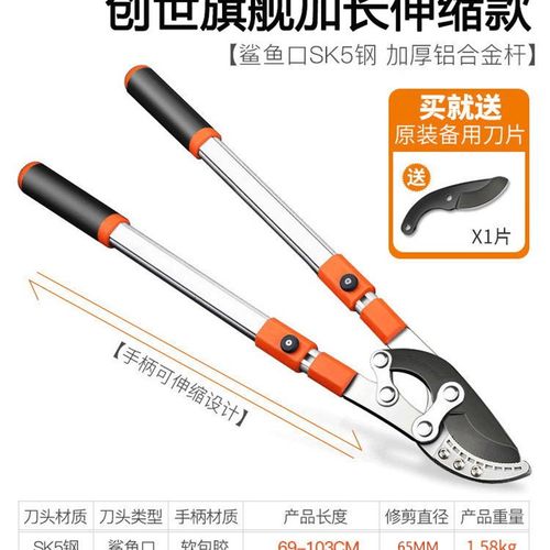 德国进口修枝剪园林剪刀修枝剪树枝专用粗枝剪大力剪园艺省力剪刀
