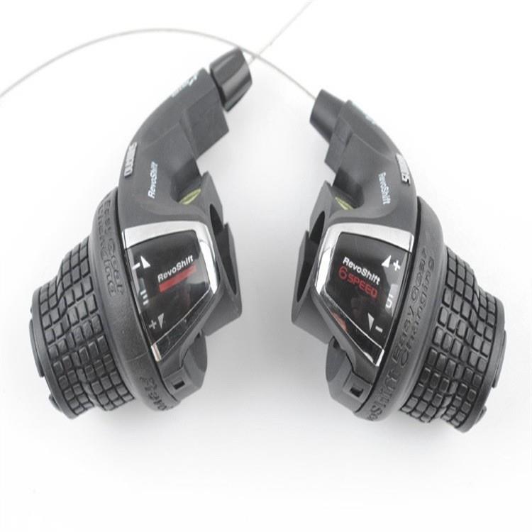 山地车RS35转把自行车6/7/8速21/24/18速调速器连体指拨变速转把