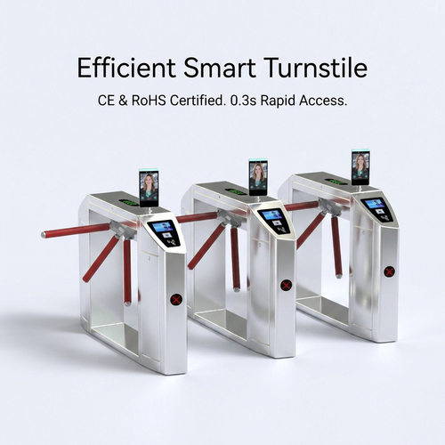 Stainless Steel Visitor Access Control System Turnstile