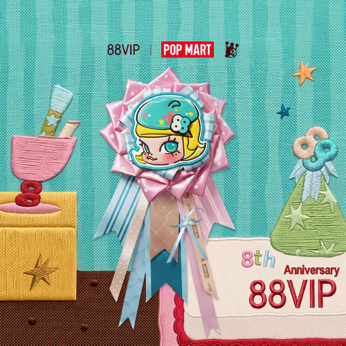 【预售】88VIP×POP MART联名「有魔力」胸花挂件/胸针/冰箱贴