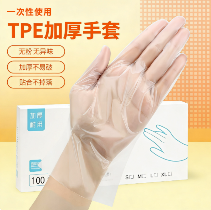 一次性tpe手套食品级专用加厚耐用家用抽取式小龙虾餐饮,餐饮具,一次性手套,淘宝优惠券,粉丝福利购,淘宝优惠卷