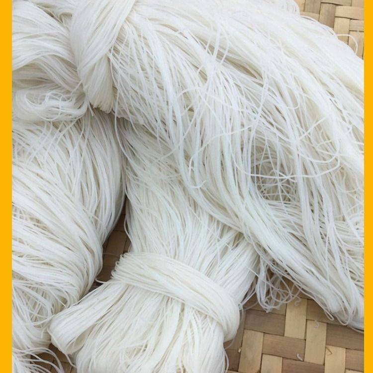 云南德宏撒撇米线傣族细米线半干浆米线纯农家小吃大米健康无添加