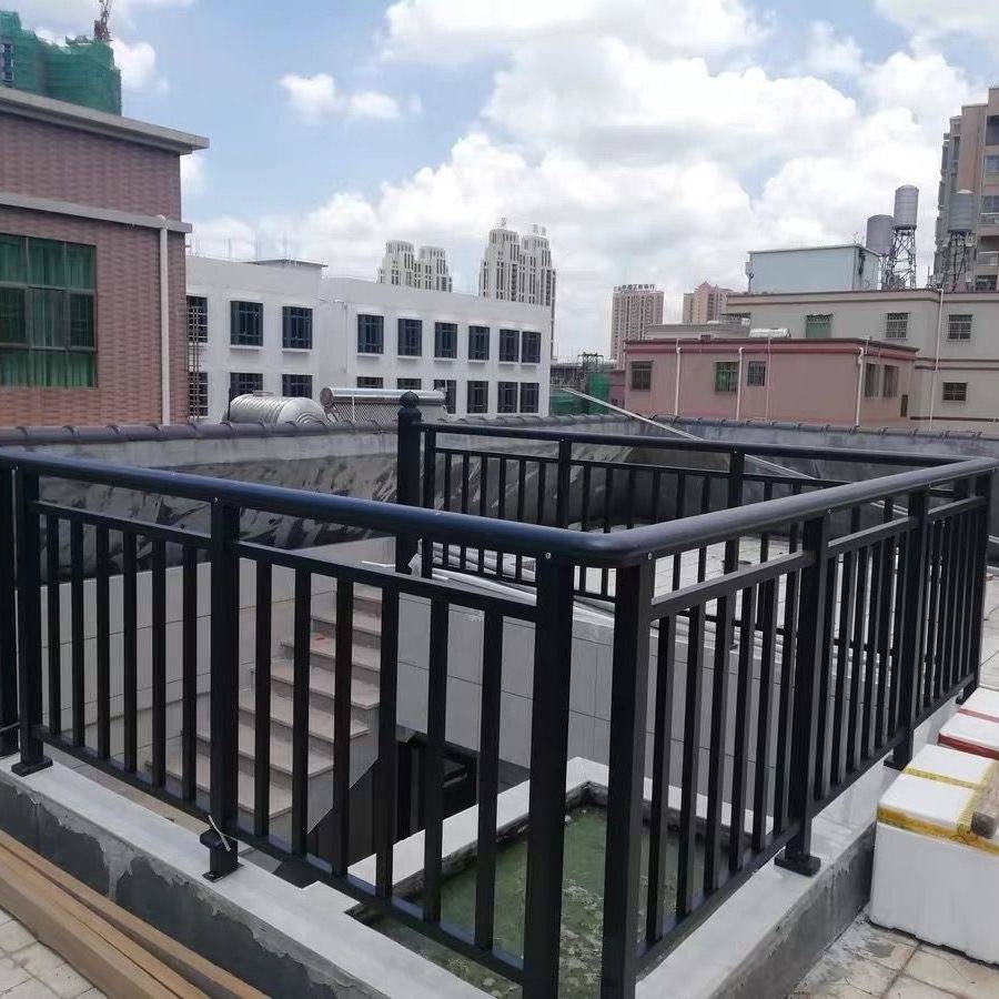 锌钢阳台护栏天台铝艺栏杆室外围栏铝合金楼梯扶手楼顶别墅房顶