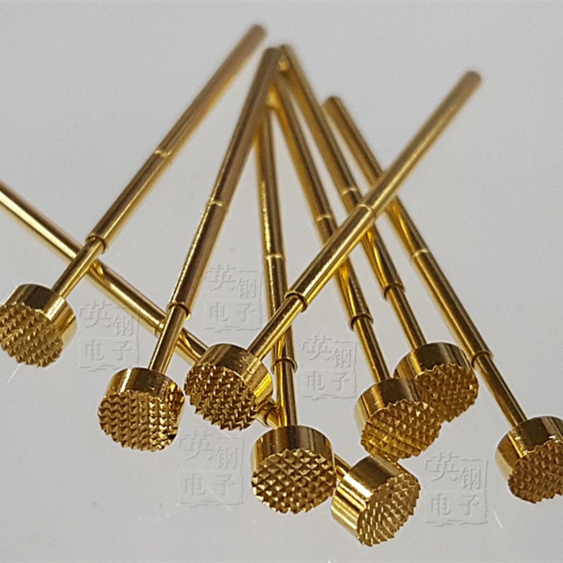4MM大头弹簧针 PA100H8华荣测试针 100MIL大头梅花密爪多齿头探针
