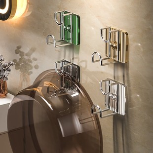 菜罩挂钩不锈钢多功能锅盖收纳置物架免打孔强力壁挂粘钩菜盆家用