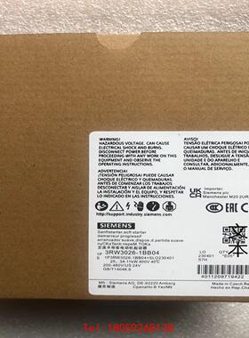 【非标价】SIEMENS/西门子3RW3026-1BB04