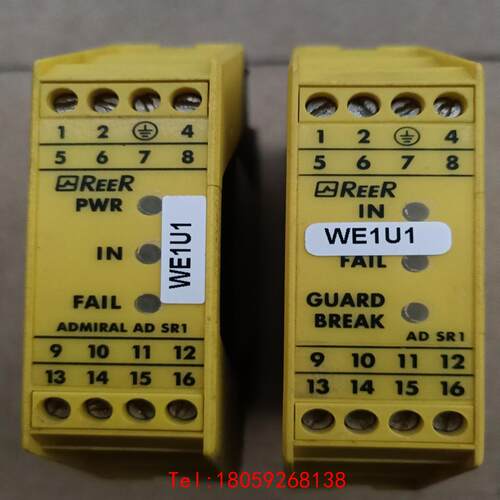 【非标价】AD SR1 意大利REER/睿奥 光幕用安全继电器