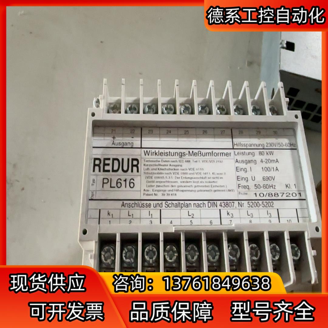 REDUR功率测量模块PL616 100/1A 690V