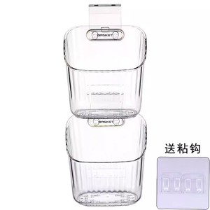 轻奢收纳筐葱姜蒜小挂篮多层厨房置物架卫生间浴室壁挂式收纳神器