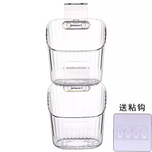 轻奢收纳筐葱姜蒜小挂篮多层厨房置物架卫生间浴室壁挂式收纳神器