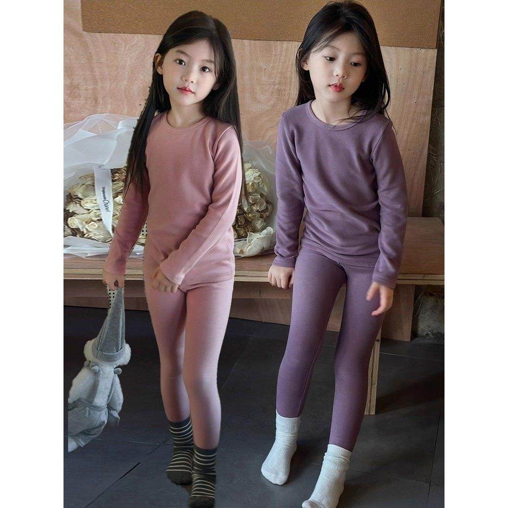 儿童德绒秋衣秋裤套装中大童秋冬加绒保暖内衣纯色新款家居服睡衣,童装/婴儿装/亲子装,家居服套装,淘宝优惠券,粉丝福利购,淘宝优惠卷