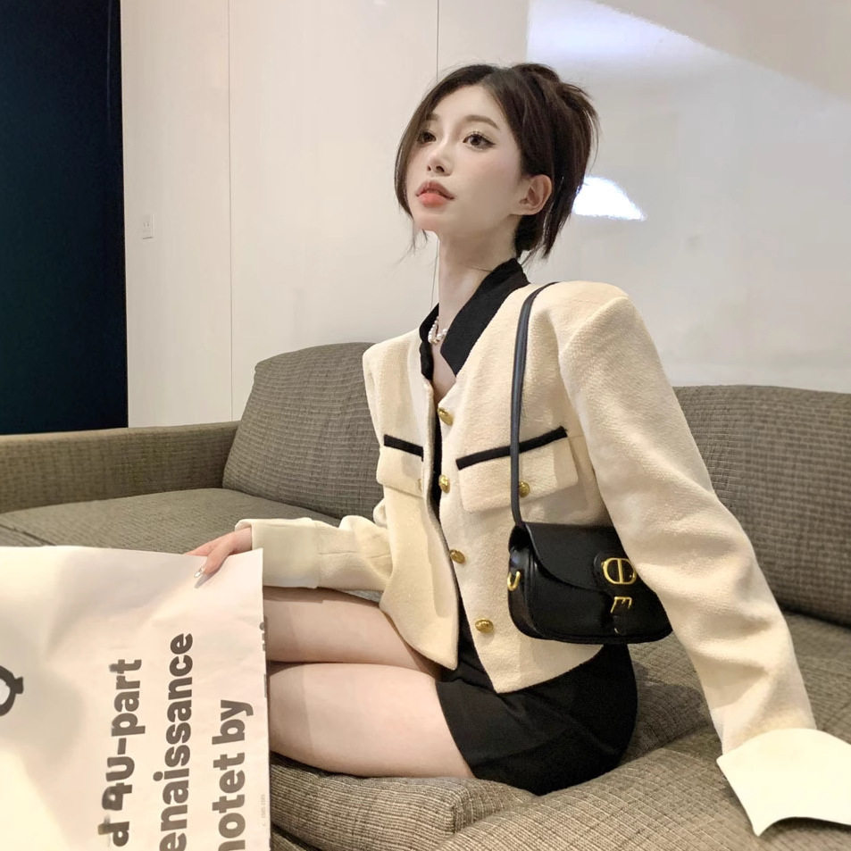 UC秋季高档名媛小香风外