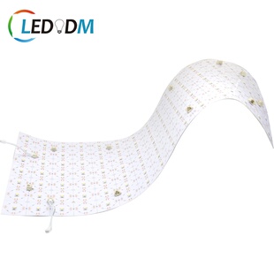 厂家24v低压led软灯条线路板fpc柔性灯板贴片led 软灯板生产