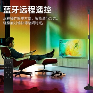 饰灯电竞直播调光幻彩 智能led落地灯RGB拾音灯手机控制客厅卧室装