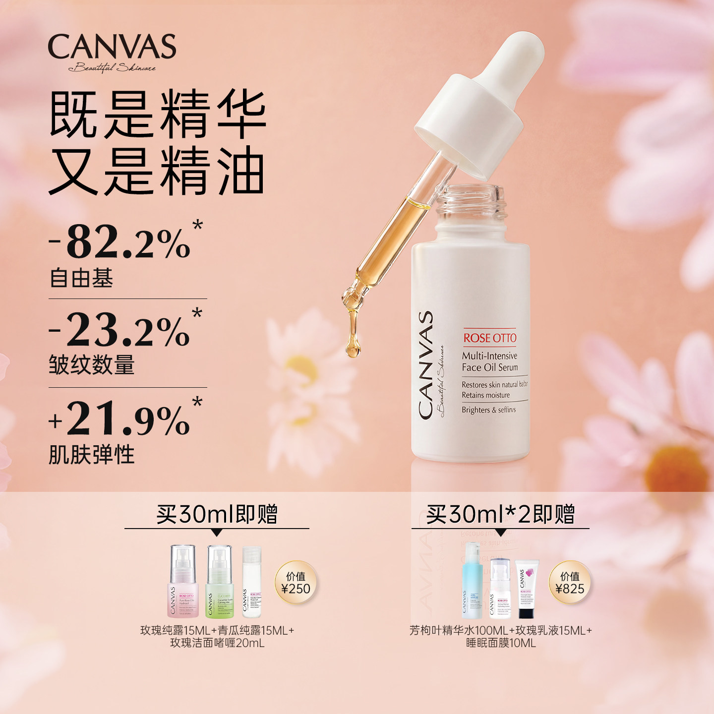 卡芬诗奥图玫瑰花妍精华油