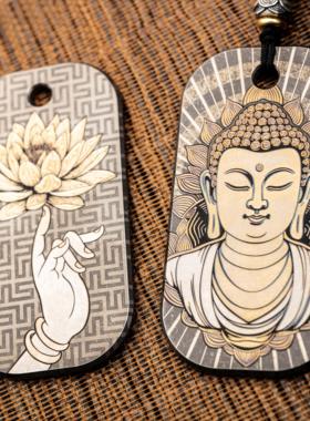 Meteor钛合金吊坠激光雕刻