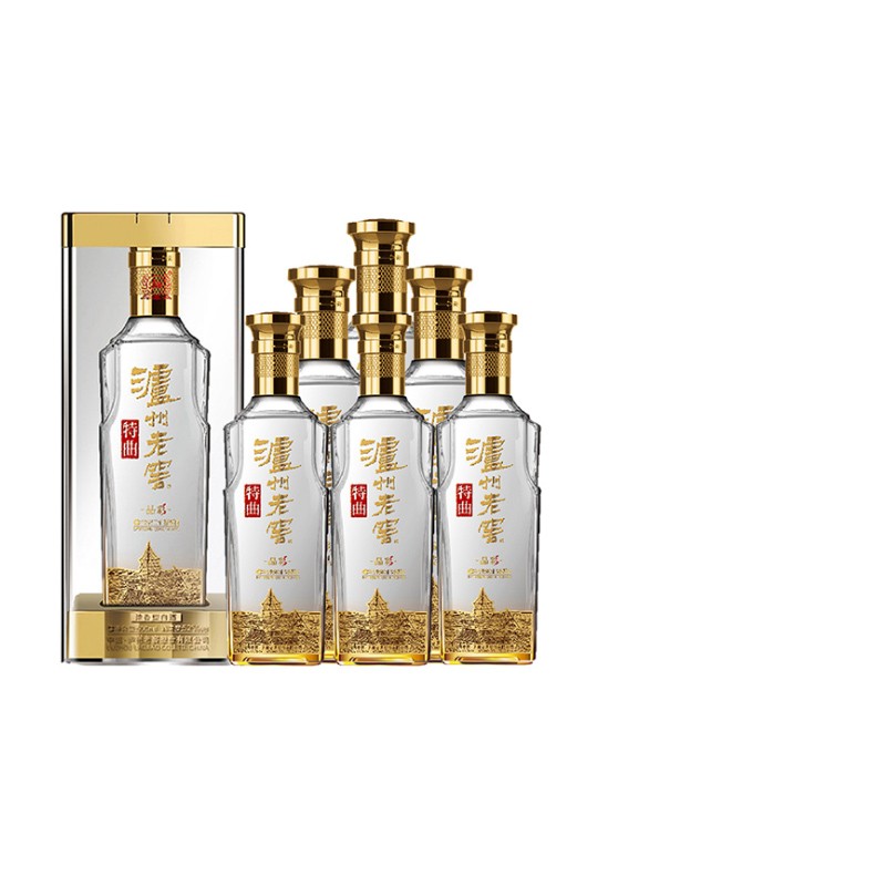 【酒厂直营】52度泸州老窖特曲酒·晶彩500ml*6瓶 浓香型白酒整箱