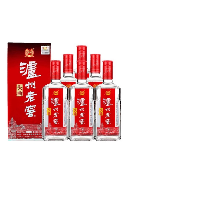 泸州老窖浓香型头曲52度500ml*6瓶白酒整箱婚礼宴席酒送礼佳选