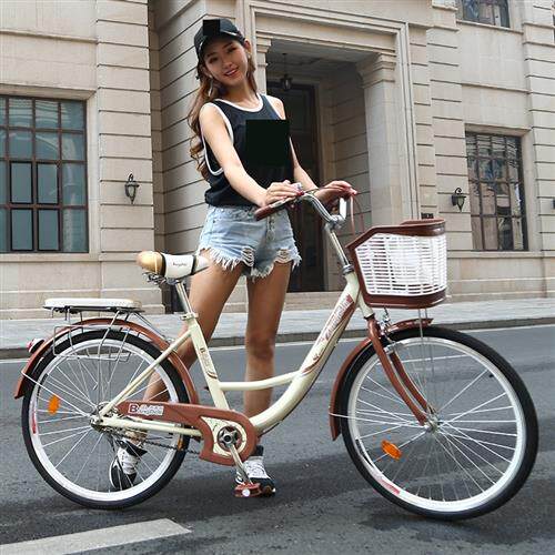 学生自行车女初中生上学大学生女式校园女生中学生骑的单车高中生