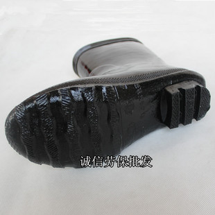 促销 双钱上海牌中筒橡胶雨鞋 棉内衬胶鞋 男女劳保防滑雨靴 水鞋