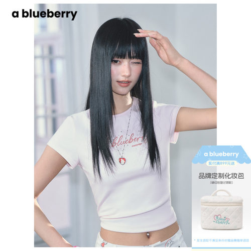 美式短袖T恤女夏修身辣妹显瘦