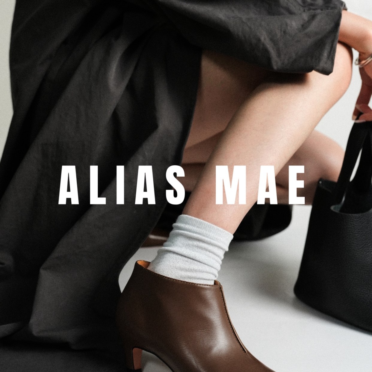 ALIASMAE尖头细跟真皮短靴