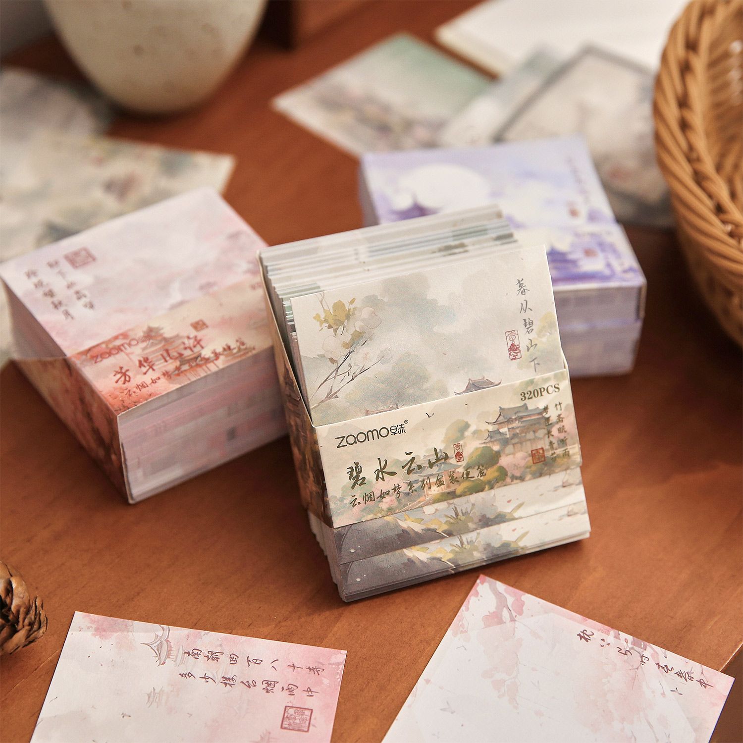 便签纸盒装320张无粘性加厚款