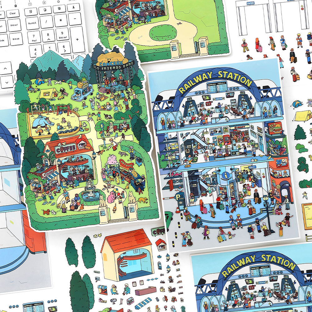 今日营业中第三十弹造景贴纸