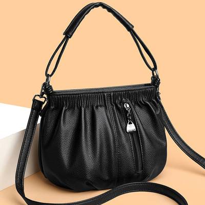 25新款时尚潮流小包百搭通勤单肩斜挎包妈妈包婆婆包大容量403X