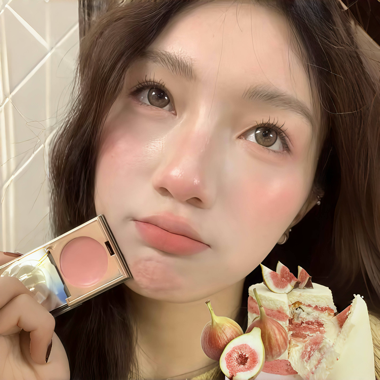嫩到不行！多用膏口红腮红眼影修容淡颜2025新款女元气超显白通透
