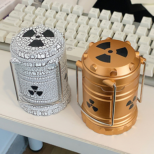 户外灯笼氛围灯网络核能暴辐小夜灯手提小玩具桌面房间卧室摆件