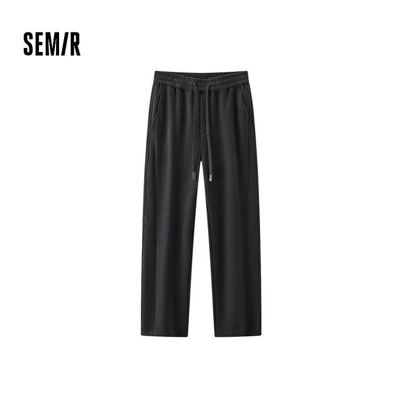 森马2025年新款秋冬男款宽松直筒舒适百搭通勤休闲裤107725127108