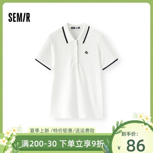 101325115001 商场同款 森马迪士尼合作系列POLO衫 女夏2025新款