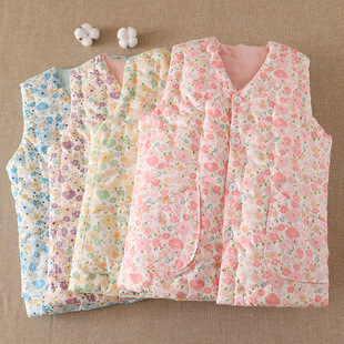 成人内穿外穿保暖背心马夹秋冬季 棉花手工马甲 女士加厚棉坎肩