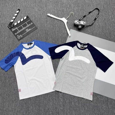 轻奢纯棉大M拼接短袖T恤男女同款