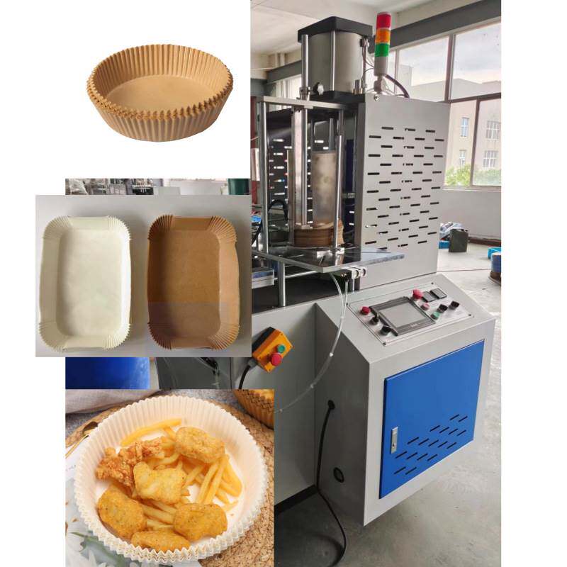 直销空气炸锅专用纸托机器纸盘机纸托机纸碗成型机硅油纸机防油纸
