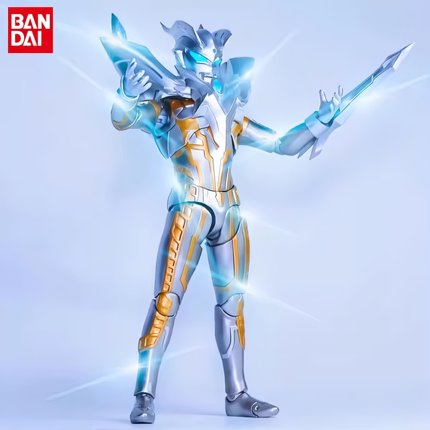 正版万代赛罗奥特曼玩具终闪耀极SHF手办特利迦迪迦布莱泽法德兰