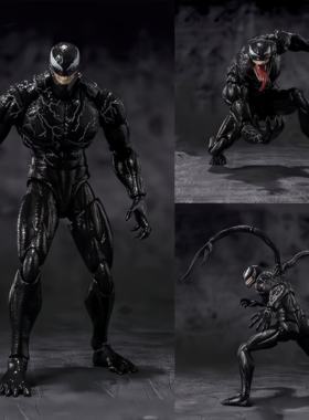 shf毒液3玩具毒液马共生体电影版手办关节可动模型摆件蜘蛛侠礼物