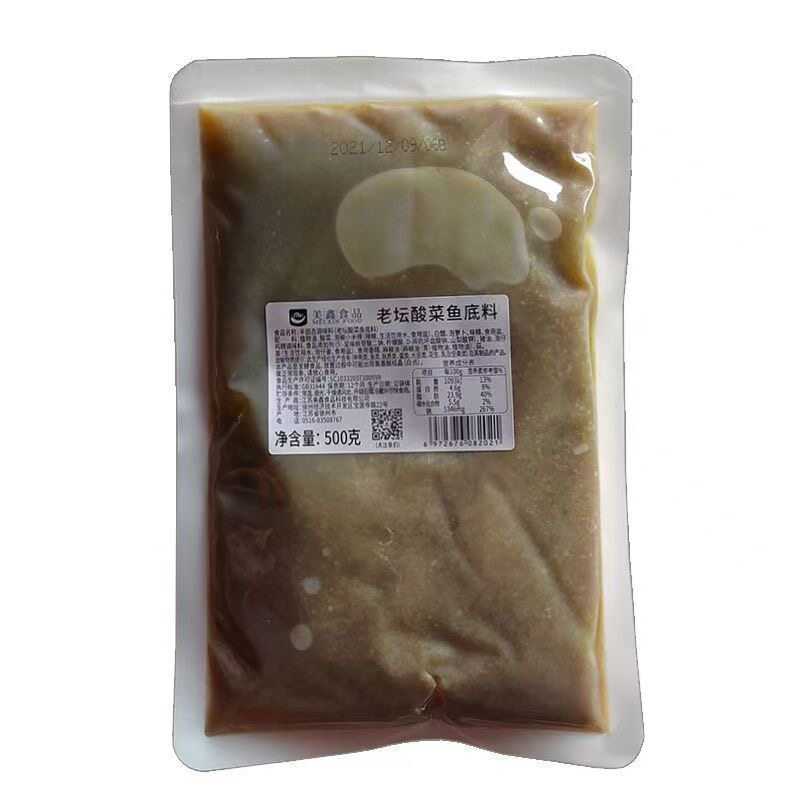 小凤鲜老坛酸菜鱼底料调味包泡菜金汤靓汤水煮鱼片酸汤鱼江苏美鑫