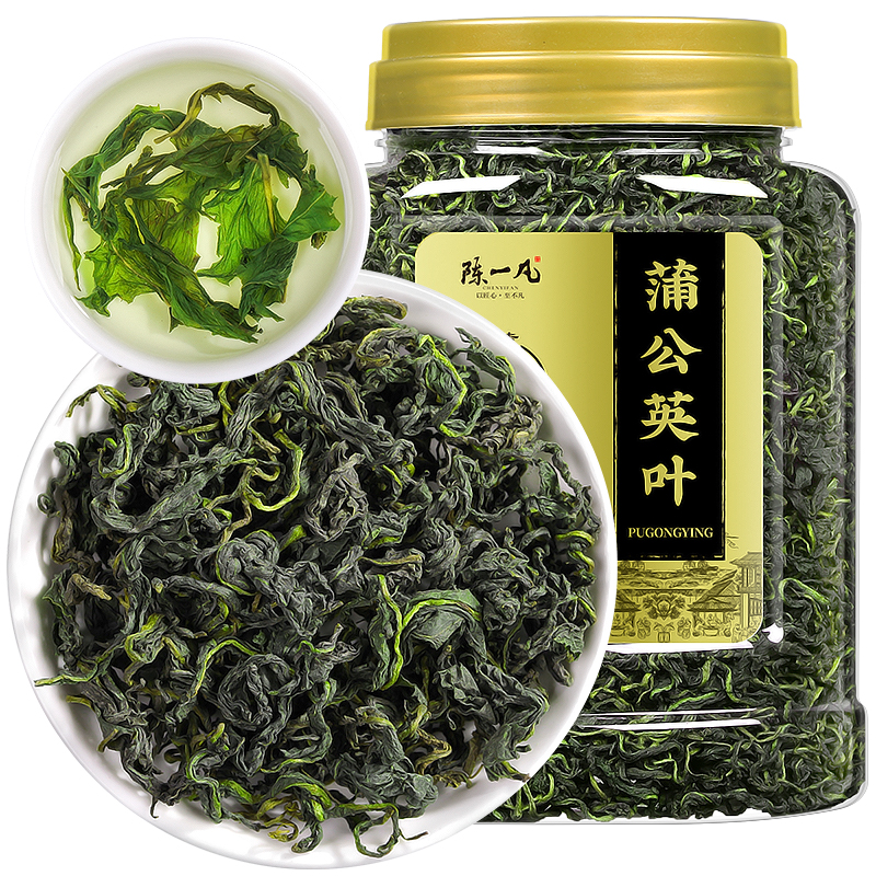 陈一凡 蒲公英茶 蒲公英叶花草茶 可搭金银花金银花煮水罐装