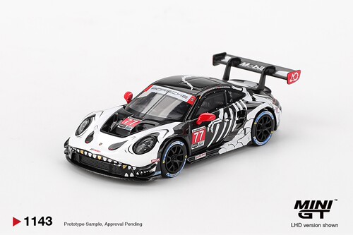 MINIGT 1:64 保时捷911 GT3 R #77 化骨龙1143合金汽车模型