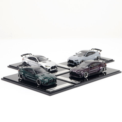 SW 1:64 宝马BMW G82 M4 ADRO BODY KIT宽体改装 合金汽车模型