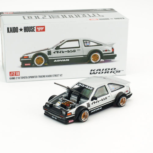 Kaido MINIGT 1:64 丰田AE86 Sprinter Trueno Street V2汽车模型