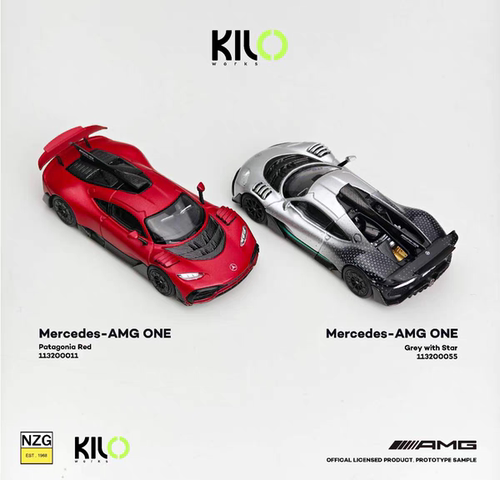 Kilo 1:64 梅赛德斯奔驰AMG ONE 星辉银 合金汽车模型收藏