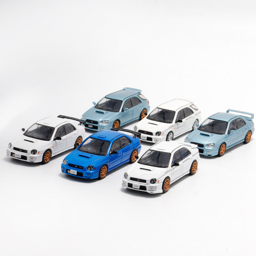 Furuya 1:64 佛山展会版斯巴鲁翼豹七代八代瓦罐三厢版合金车模型