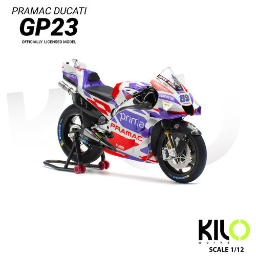 KILO 1:12 MOTOGP奔马雷格西尼车队杜卡迪GP23 24仿真摩托车模型