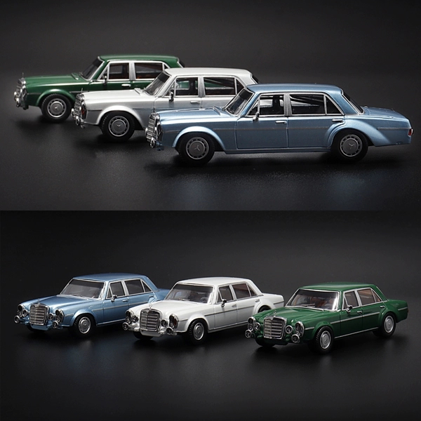BSC 1:64 梅赛德斯S级奔驰300SEL W109 AMG四门版第四代汽车模型图片